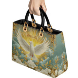 Catholight Grace of the Holy Spirit Personalized Lady Leather Bag