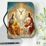 Catholight Trinity Divine The Holy Grace Bible Cover