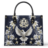 Catholight  The Holy Spirit and Lily Devotional Leather Bag