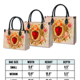 Catholight Borsa in Pelle Sacro Cuore di Grazia