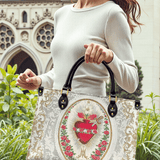 Catholight  Immaculate Heart of Mary Elegance Leather Bag