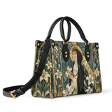 Catholight St. Catherine of Siena in Sacred Devotion Leather Bag