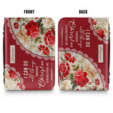 Catholight Blooming With Faith Personalized Bible Cover