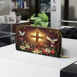 Catholight  Radiance of the Cross Leather Wallet Purse