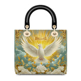 Catholight Grace of the Holy Spirit Personalized Lady Leather Bag