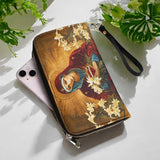 Catholight  The Lily Of Purity Leather Wallet Purse