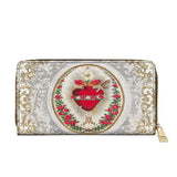 Catholight  Immaculate Heart of Mary Elegance - Leather Wallet Purse