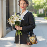 Catholight Dove of Eternal Light Personalized Lady Leather Bag