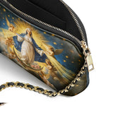 Catholight The Queen of Heaven Leather Crossbody Bag
