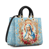 Catholight Our Lady of Grace Lady Leather Bag