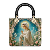 Catholight Lady Of Lourdes Lady Leather Bag