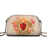 Catholight Sacred Heart of Grace Leather Crossbody Bag