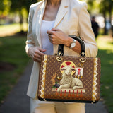 Catholight Agnus Dei Lady Leather Bag