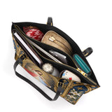 Catholight St. Faustina Divine Mercy Vision Leather Tote Bag