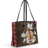 Catholight The Bishop's Grace Leather Tote Bag