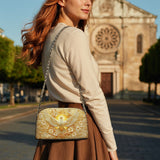 Catholight Wings of Serenity Leather Crossbody Bag