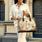 Borsa in pelle Catholight In Dio Ci Fidiamo