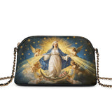 Catholight The Queen of Heaven Leather Crossbody Bag