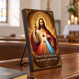 Catholight A Testament of Grace and Compassion Wooden Art Quote