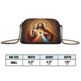 Catholight A Testament of Grace and Compassion Leather Crossbody Bag