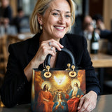 Catholight Coronation Of Mary Lady Leather Bag
