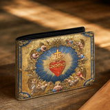 Catholight Sacred Heart of Divine Love Men's Wallet