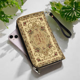 Portafoglio in pelle Catholight Salmo di Pace