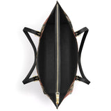 Catholight Halo Of Rose Leather Tote Bag