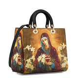 Catholight The Lily Of Purity Lady Leather Bag