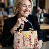 Catholight Roses of the Rosary Lady Leather Bag