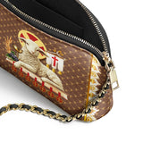 Catholight Agnus Dei Leather Crossbody Bag