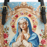 Catholight Our Lady of Grace Leather Tote Bag