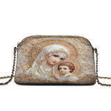 Catholight Heavenly Grace In Radiant Splendor Leather Crossbody Bag