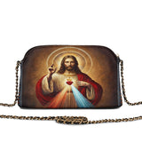 Catholight A Testament of Grace and Compassion Leather Crossbody Bag