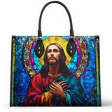 Catholight Glorious Christ Leather Bag