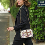 Catholight Faith & Florals Leather Crossbody Bag