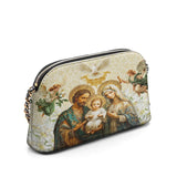 Catholight Holy Family Sacred Leather Crossbody Bag