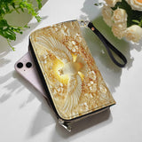 Catholight Portafoglio in Pelle Ali di Serenità