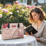 Catholight For God So Loved the World Personalized Leather Bag