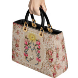 Catholight Roses of the Rosary Lady Leather Bag